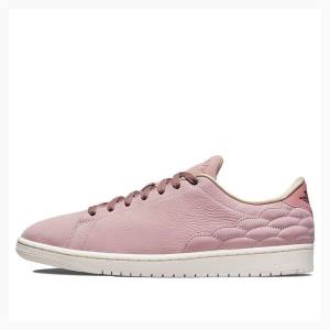 Nike Centre Court Oxford Basketskor Air Jordan 1 Herr Rosa | JD-873RZ