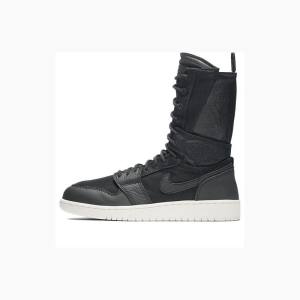 Nike Explorer Basketskor Air Jordan 1 Dam Svarta Vita | JD-548JV