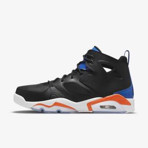 Nike Flight Club 91 Sneakers Air Jordan Herr Svarta Kungsblått Vita Orange | NK547NXH