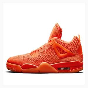 Nike Flyknit Total Basketskor Air Jordan 4 Herr Orange | JD-146ST