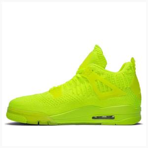 Nike Flyknit Volt Basketskor Air Jordan 4 Herr Gröna | JD-340YT