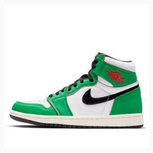 Nike High OG Lucky Basketskor Air Jordan 1 Dam Gröna Svarta | JD-584GV