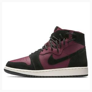 Nike High Rebel XX 'Bordeaux' Phantom Basketskor Air Jordan 1 Dam Svarta Lila | JD-915ZV