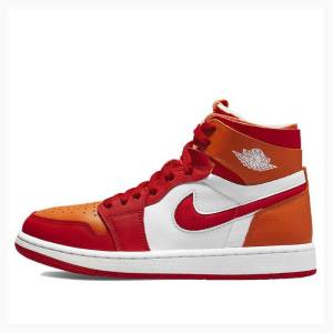 Nike High Zoom Air CMFT Basketskor Air Jordan 1 Dam Röda | JD-302NO