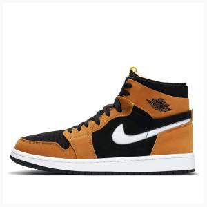 Nike High Zoom Air CMFT Rookie Of The Year Basketskor Air Jordan 1 Herr Svarta Orange | JD-748ZC