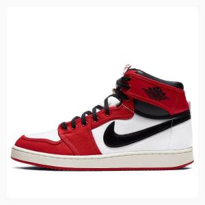 Nike KO Chicago Chicago 2021 Edition Chicago Basketskor Air Jordan 1 Herr Svarta Vita Röda | JD-321WC