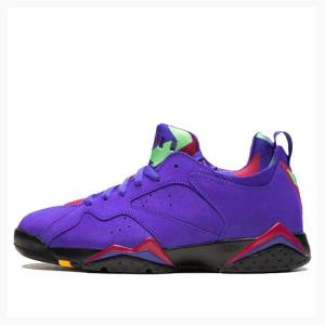 Nike Low NRG Bright Concord Sneakers Air Jordan 7 Herr Lila | JD-631BF