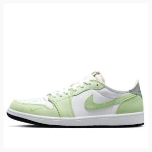 Nike Low OG Ghost Sneakers Air Jordan 1 Herr Gröna | JD-904HI