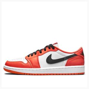 Nike Low OG Starfish Sneakers Air Jordan 1 Dam Orange | JD-743DM