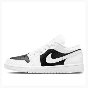 Nike Low Panda Sneakers Air Jordan 1 Dam Vita Svarta | JD-136RG