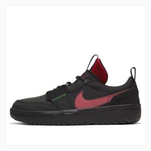 Nike Low React Fearless Sneakers Air Jordan 1 Herr Svarta | JD-654BO