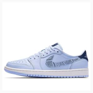 Nike Low 'Royal Tint' Sneakers Air Jordan 1 Dam Blå | JD-348MH