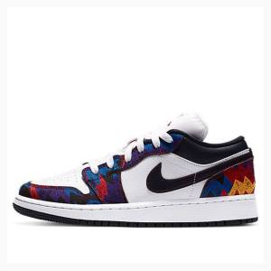 Nike Low SE 'Nothing But Net' Sneakers Air Jordan 1 Herr Olika Färger | JD-641JL