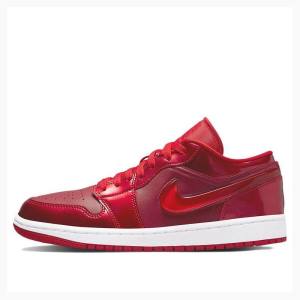 Nike Low SE Sneakers Air Jordan 1 Dam Röda | JD-825WZ