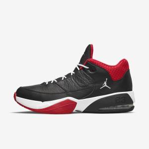 Nike Max Aura 3 Basketskor Air Jordan Herr Svarta Röda Vita | NK276EVK