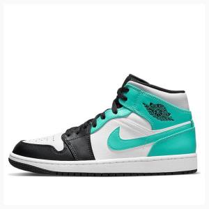 Nike Mid Igloo Basketskor Air Jordan 1 Herr Blå Svarta | JD-564AV