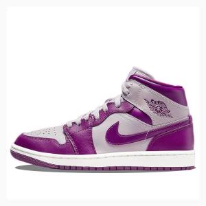 Nike Mid Magenta Basketskor Air Jordan 1 Dam Lila | JD-086UY