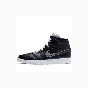 Nike Mid SE Maybe I Destroyed the Game Basketskor Air Jordan 1 Herr Svarta | JD-532YW