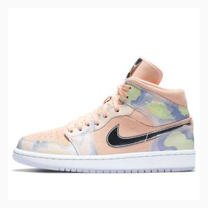 Nike Mid SE 'P(HER)SPECTIVE' Basketskor Air Jordan 1 Dam Korall | JD-196QP