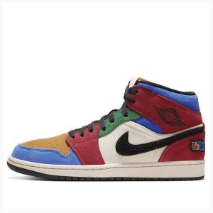 Nike Mid The Great Basketskor Air Jordan 1 Herr Olika Färger | JD-598UN