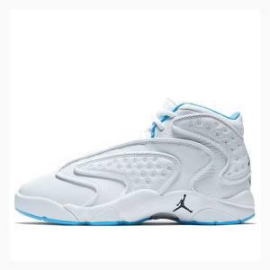 Nike OG UNC Basketskor Air Jordan Dam Vita Blå | JD-281HP