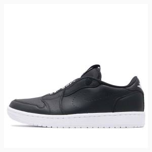 Nike RET Low Slip Sneakers Air Jordan 1 Dam Svarta | JD-507BU