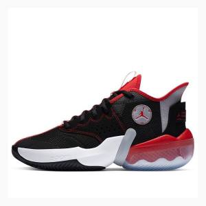 Nike React Elevation PF Basketskor Air Jordan Herr Svarta Vita Röda | JD-750QL