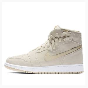 Nike Rebel XX Desert Ore Basketskor Air Jordan 1 Dam Grädde | JD-497VL