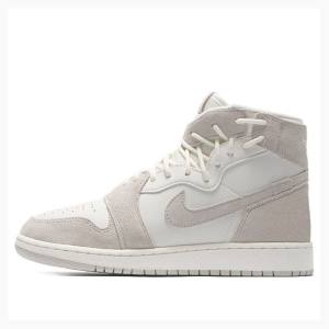 Nike Rebel XX Moon Particle Basketskor Air Jordan 1 Dam Vita Grå | JD-794OY