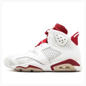 Nike Retro Alternate Basketskor Air Jordan 6 Herr Vita Röda | JD-032XM