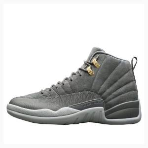 Nike Retro Basketskor Air Jordan 12 Herr Mörkgrå | JD-843YP