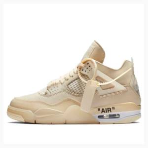 Nike Retro Basketskor Air Jordan 4 Dam Vita | JD-457DW