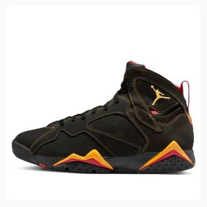 Nike Retro Citrus Basketskor Air Jordan 7 Herr Svarta Orange | JD-067RY