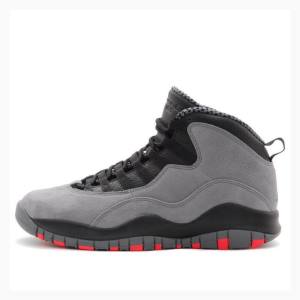 Nike Retro Cool Infrared Basketskor Air Jordan 10 Herr Grå Svarta | JD-935DP