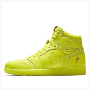 Nike Retro HI OG G8RD Gatorade Basketskor Air Jordan 1 Herr Gula Gröna | JD-467IL