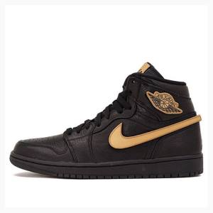 Nike Retro High BHM Basketskor Air Jordan 1 Herr Svarta Bruna | JD-763QH