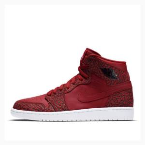 Nike Retro High Gym Cement Basketskor Air Jordan 1 Herr Röda | JD-278JC