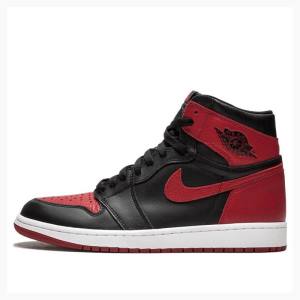 Nike Retro High OG Banned Basketskor Air Jordan 1 Herr Röda Svarta | JD-468RA