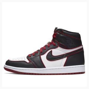 Nike Retro High OG Basketskor Air Jordan 1 Herr Svarta Vita Röda | JD-543OX