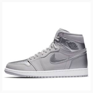 Nike Retro High OG CO Japan Basketskor Air Jordan 1 Herr Silver | JD-632CK