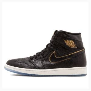 Nike Retro High OG City of Flight Basketskor Air Jordan 1 Herr Svarta | JD-062HX