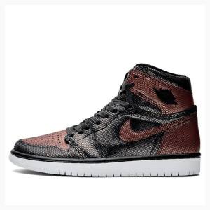 Nike Retro High OG Fearless Basketskor Air Jordan 1 Dam Svarta Röda | JD-357SW