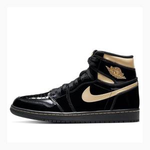 Nike Retro High OG Metallic Basketskor Air Jordan 1 Herr Svarta Guld | JD-782WP