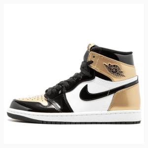 Nike Retro High OG NRG Basketskor Air Jordan 1 Herr Svarta Guld | JD-971YC