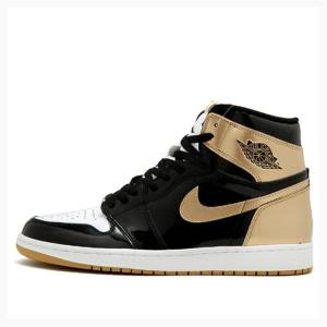 Nike Retro High OG NRG ComplexCon - Gold Top 3 Basketskor Air Jordan 1 Herr Svarta Röda | JD-895PQ