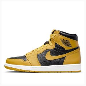 Nike Retro High OG Pollen Basketskor Air Jordan 1 Herr Gula | JD-623LF