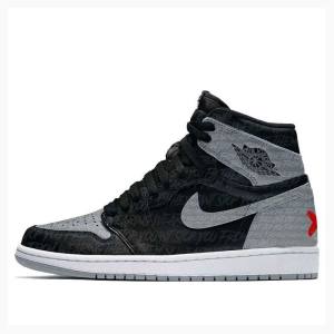 Nike Retro High OG Rebellionaire Basketskor Air Jordan 1 Herr Svarta Grå | JD-819QH