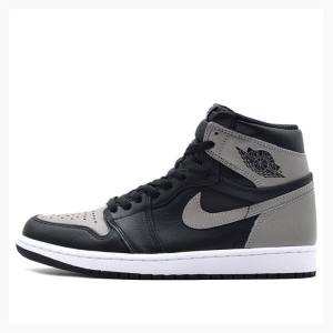 Nike Retro High OG Shadow Basketskor Air Jordan 1 Herr Grå Svarta | JD-391ET