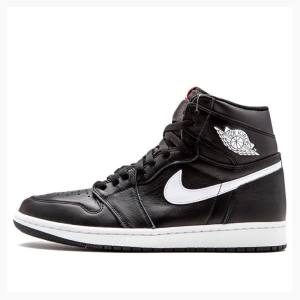 Nike Retro High OG Yin Yang Pack Basketskor Air Jordan 1 Herr Svarta Vita | JD-176OP