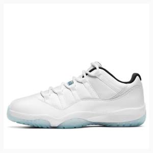 Nike Retro Low Legend Sneakers Air Jordan 11 Herr Vita Blå | JD-567BU